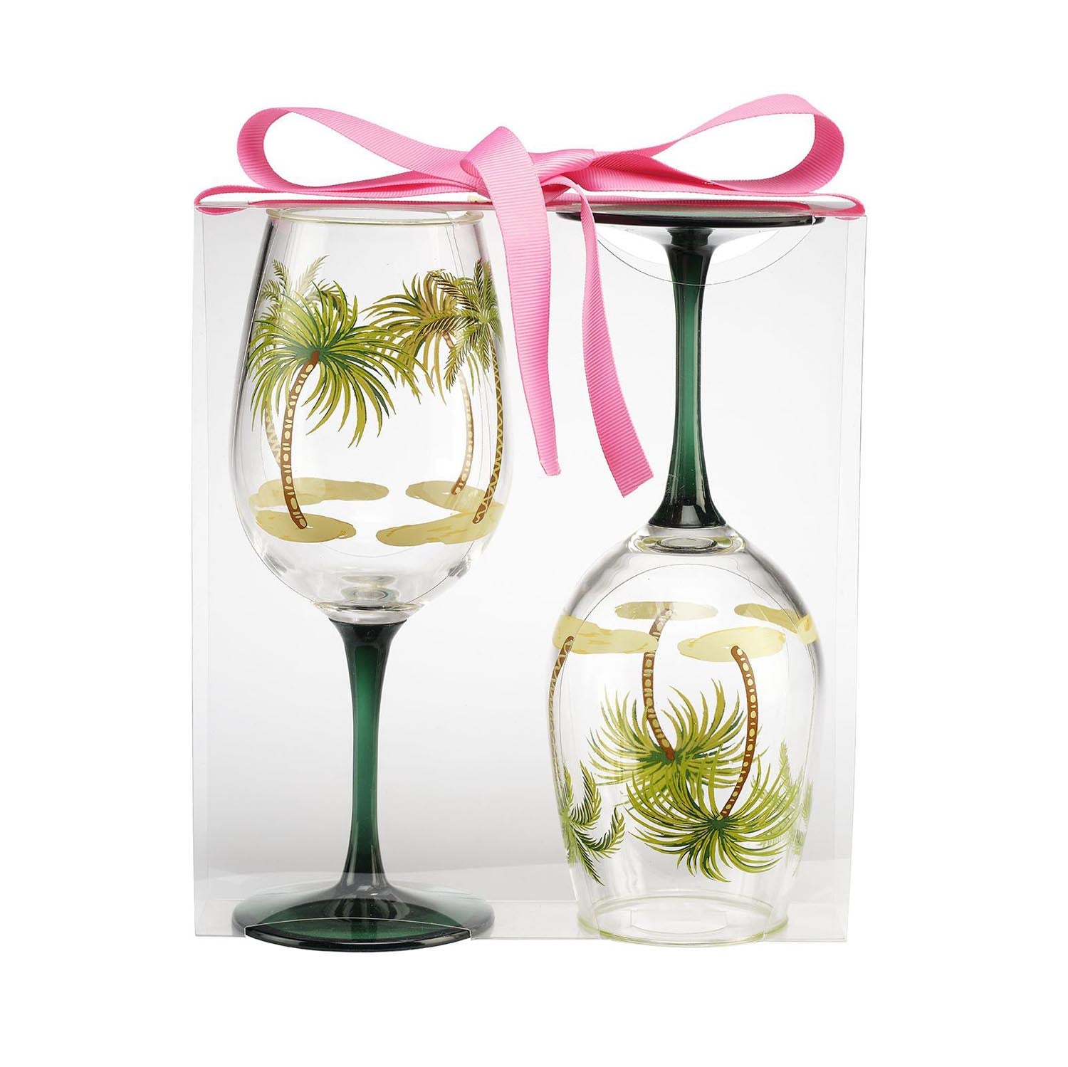 Lolita Palm Tree 16oz Acrylic Stemmed Wine Glass by Merritt Designs