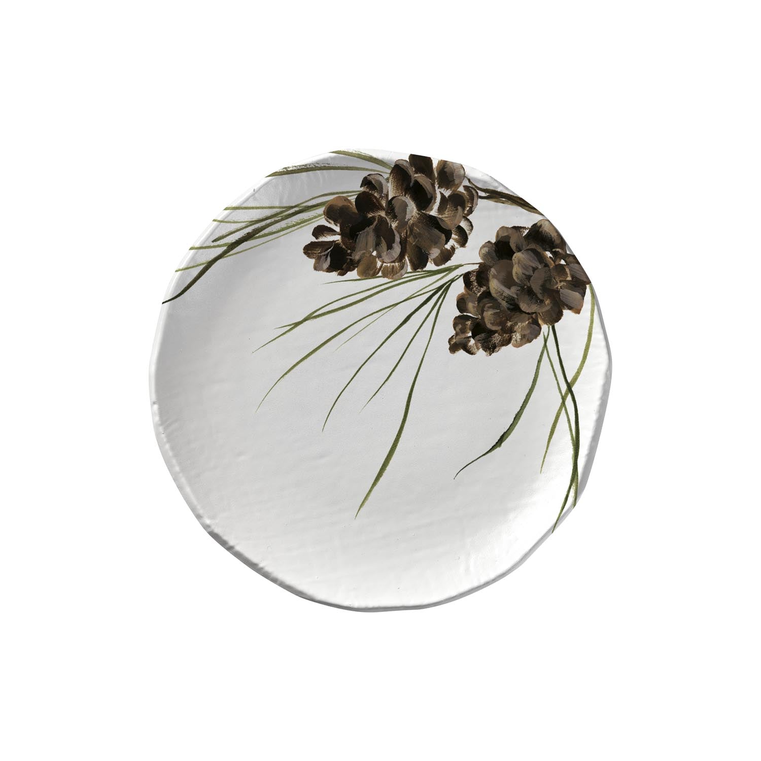 Pine Lodge 6 inch Melamine Appetizer Plate by Merritt Designs