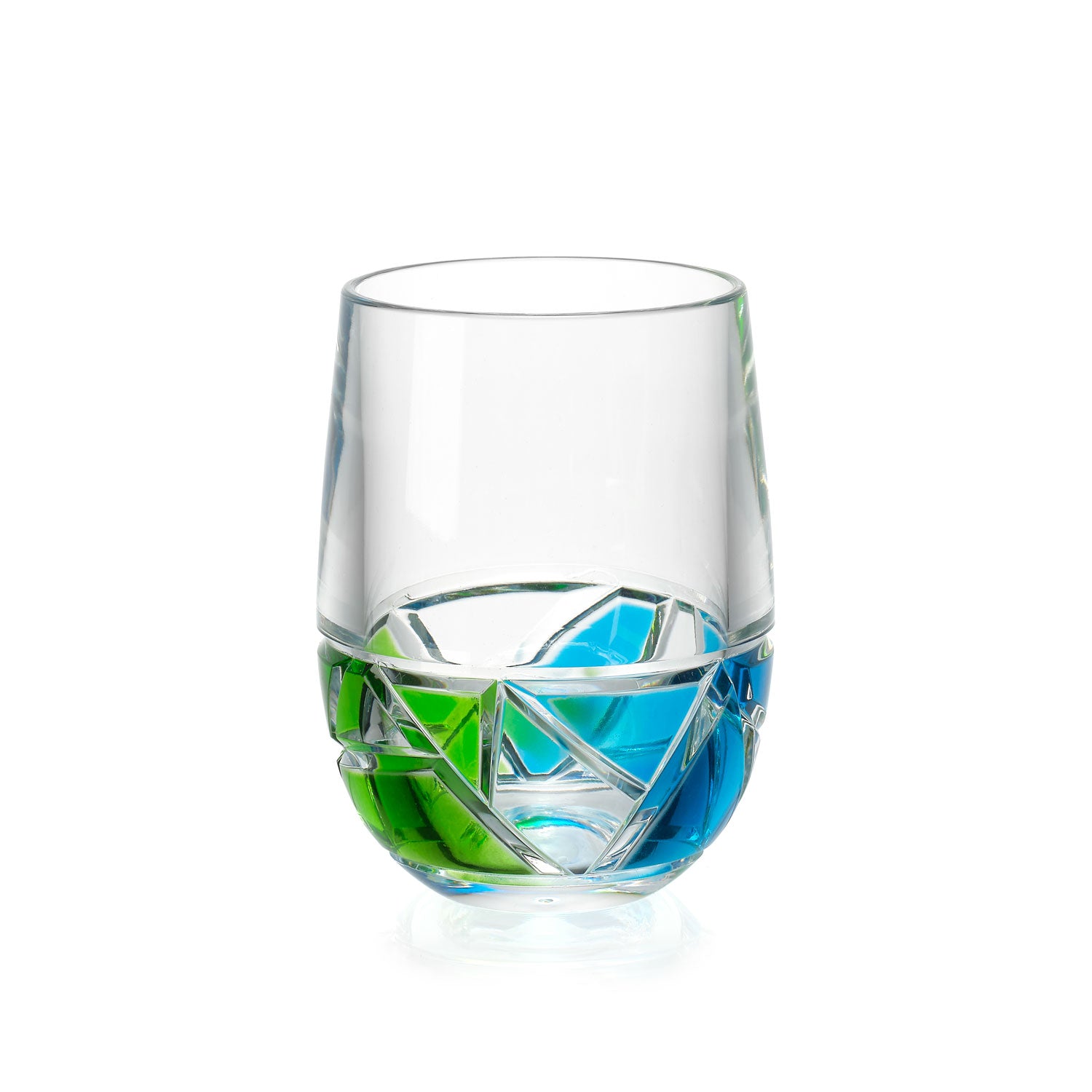 Mosaic 10oz Peacock Acrylic Tumbler by Merritt Designs