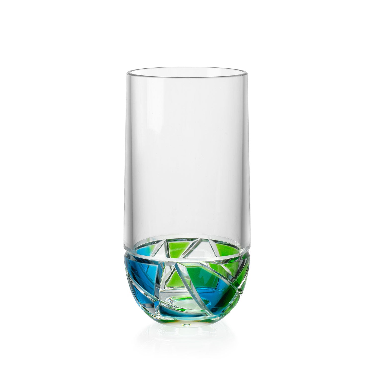 Mosaic 18oz Peacock Acrylic Tumbler by Merritt Designs