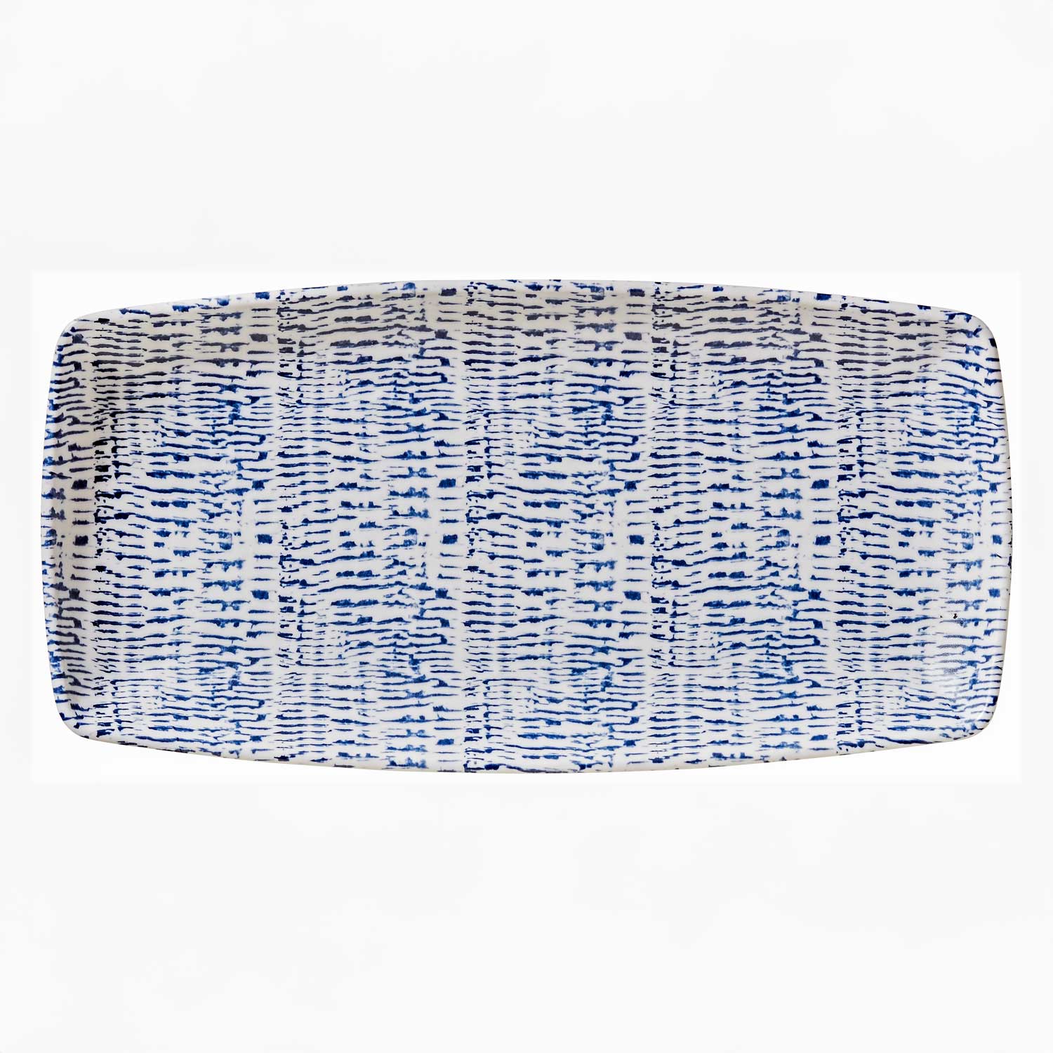 20326 Tribal Blue 13 inch x 6.5 inch Serving Tray