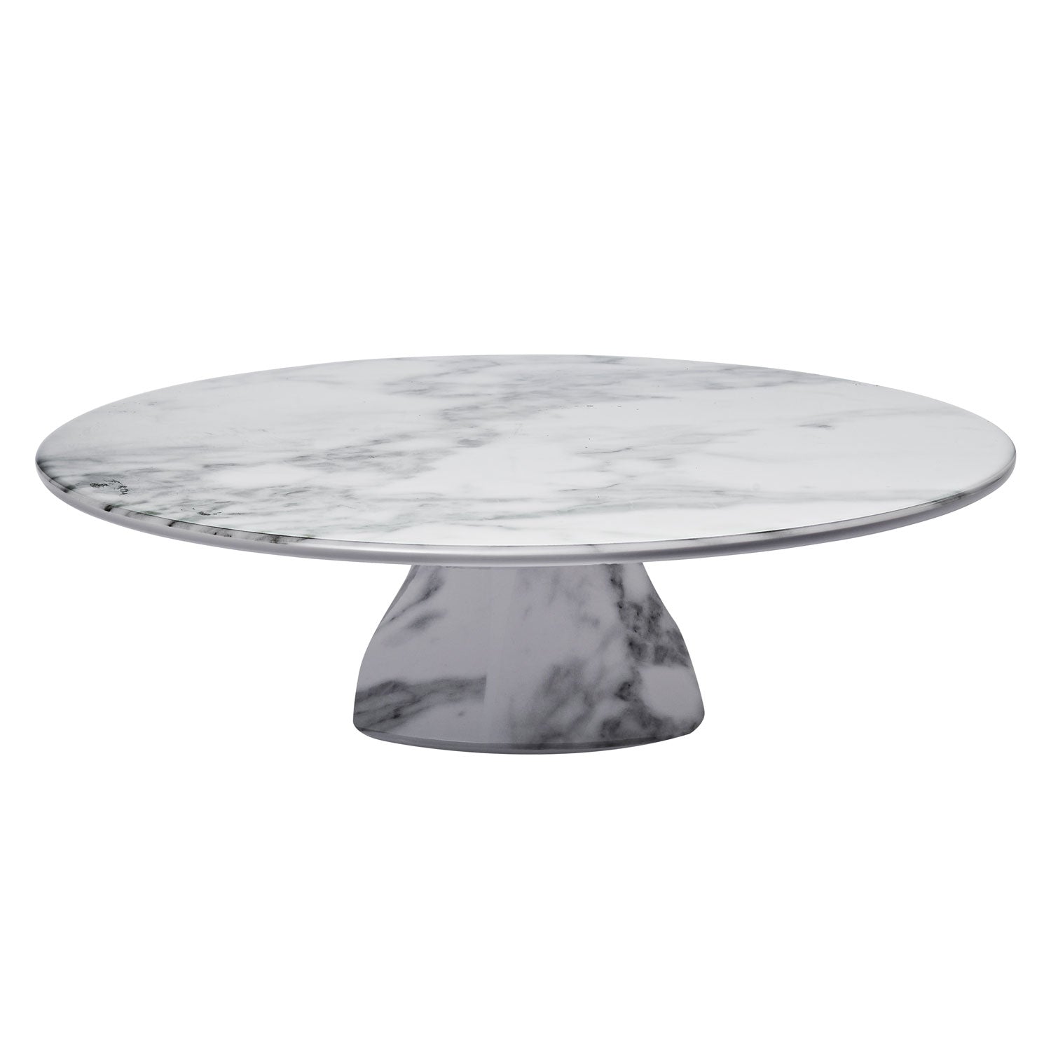 20384_White_Marble_12.5_in_Dia_x_4.75_in_H_Cake_Stand
