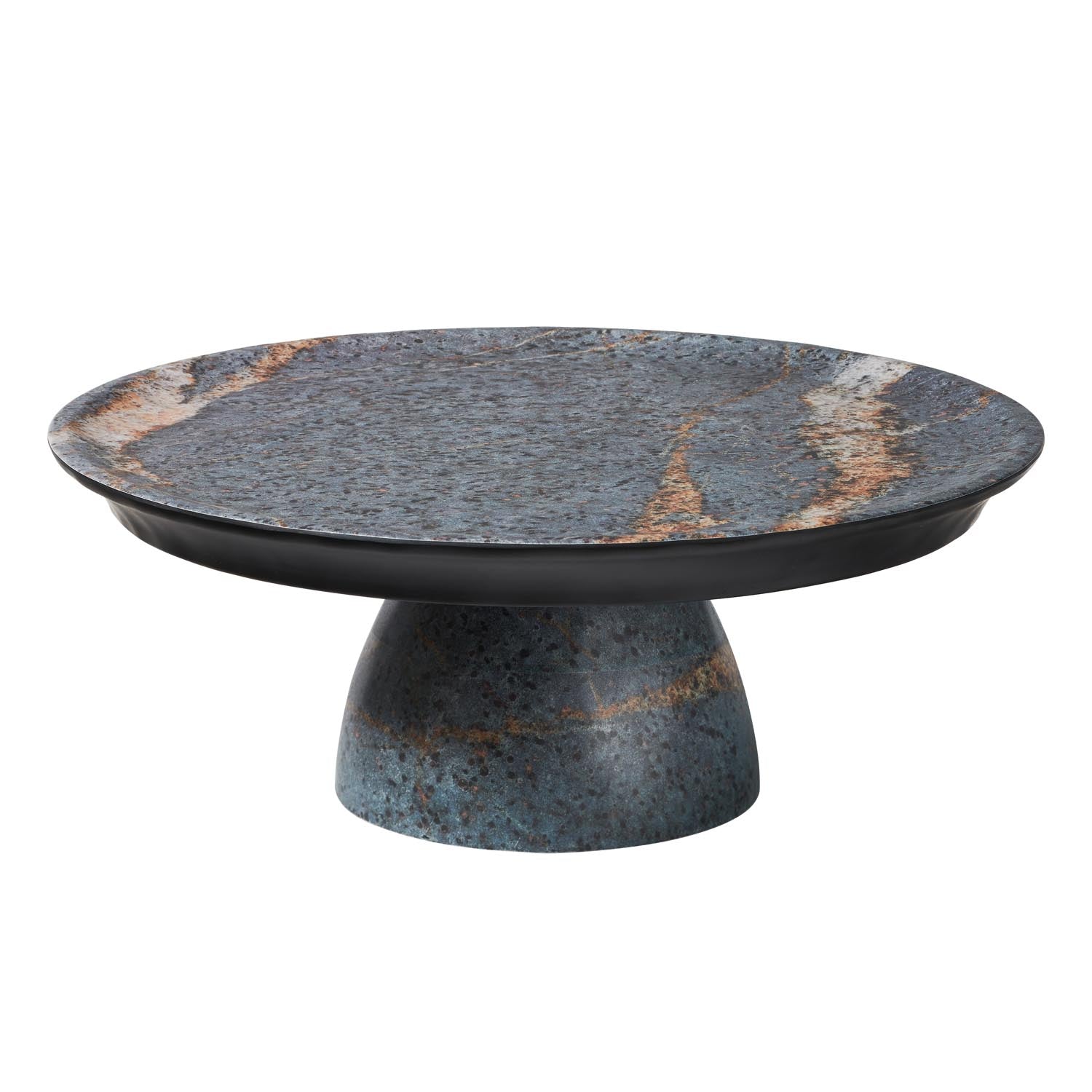 Limestone 12.5 inch x 4.75 inch melamine cake stand by Merritt Designs