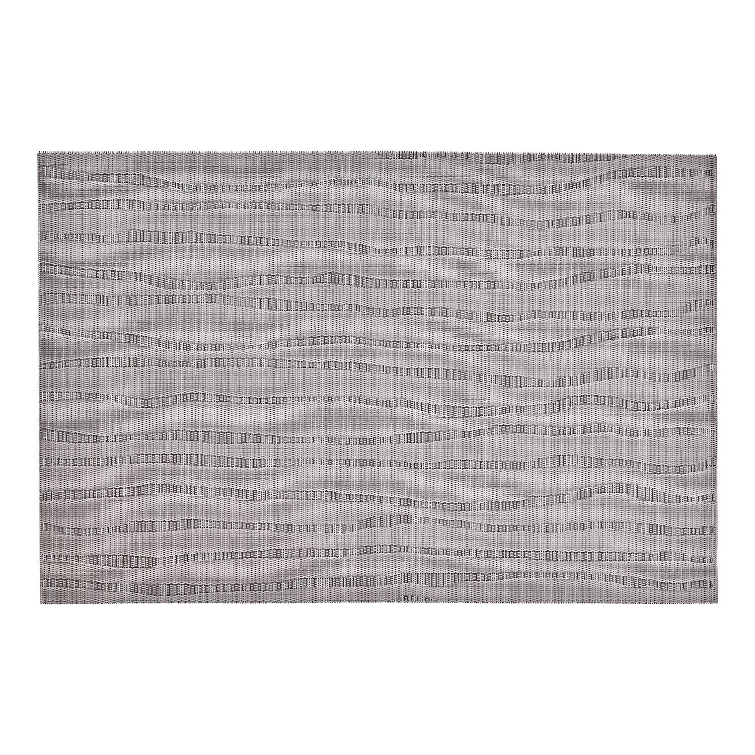 Waverly rectangle 19 inch x 13 inch grey placemat by Merritt Designs