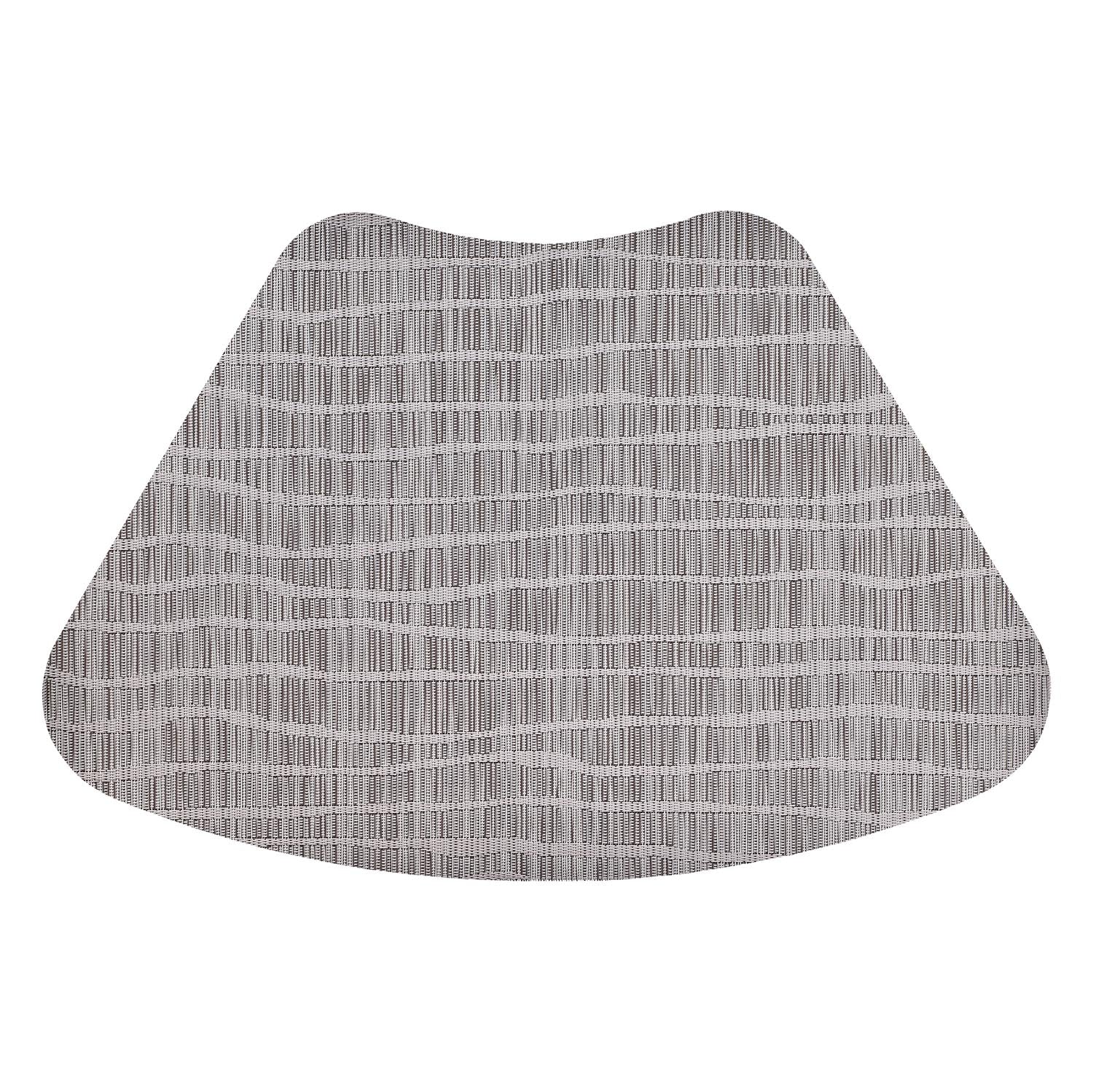 Waverly wedge 19 inch x 13 inch grey placemat by Merritt Designs