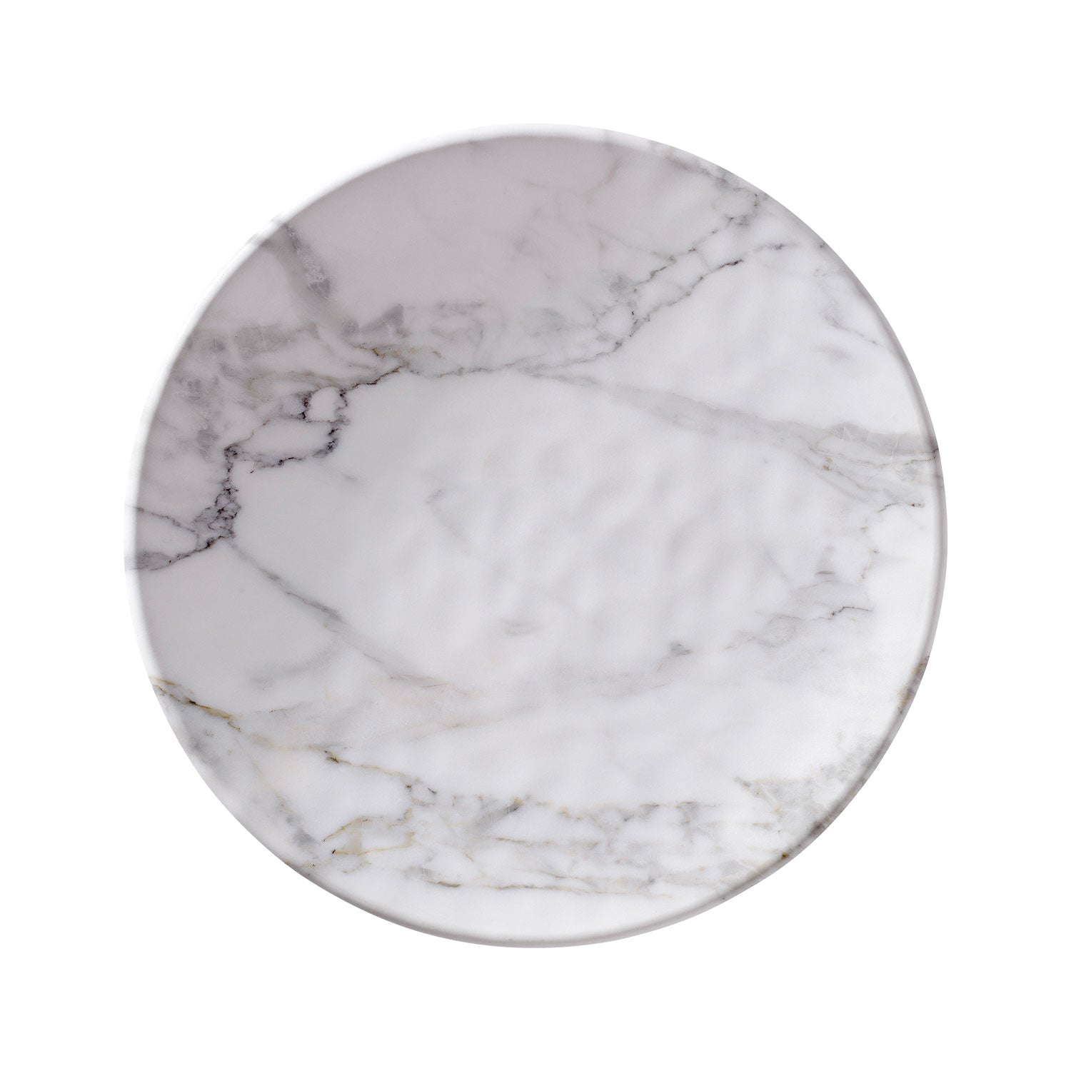 20910_White_Marble_Round_8.5_in_Salad_Plate