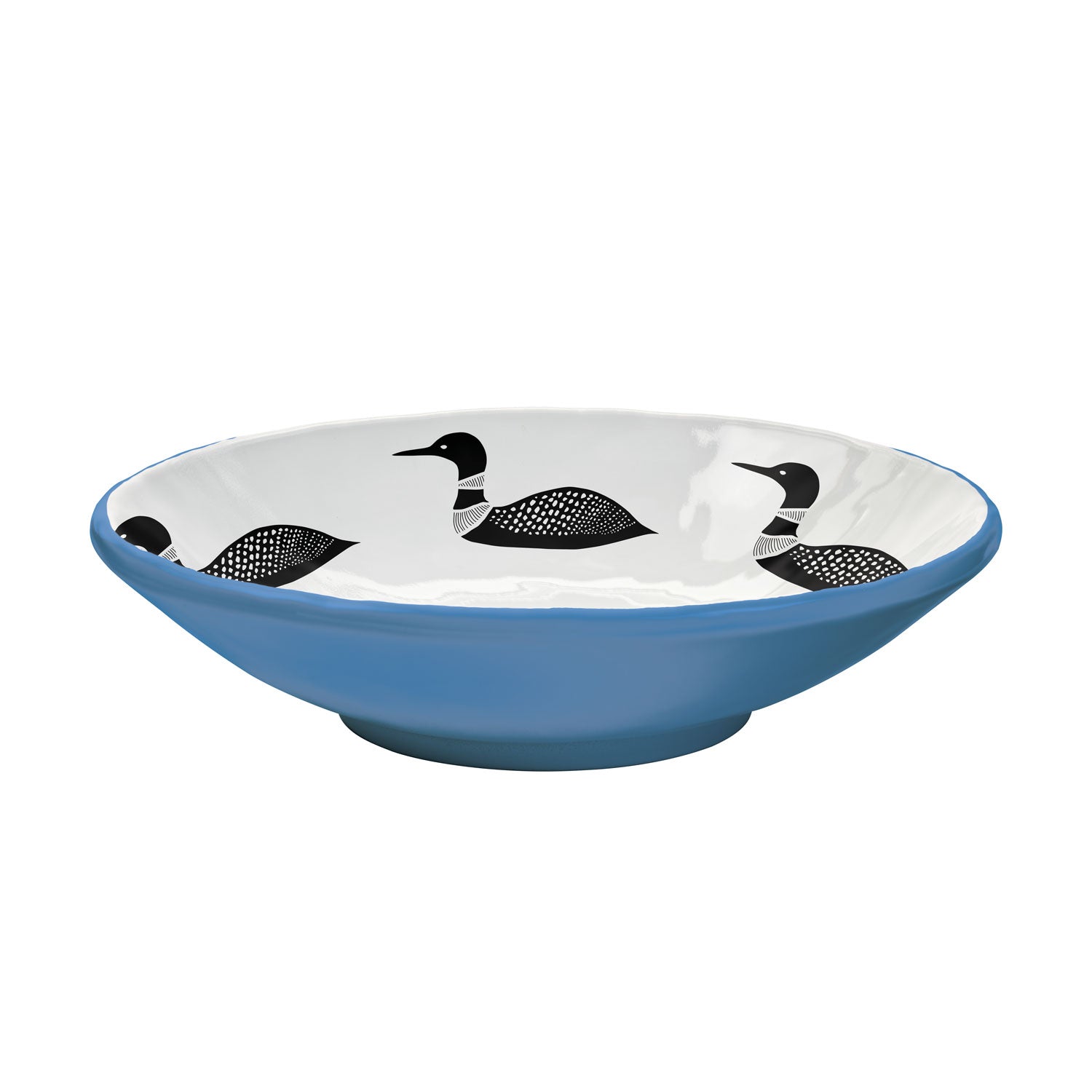 Loons 7.75in x 2.5in Melamine Salad Bowl by Merritt Designs