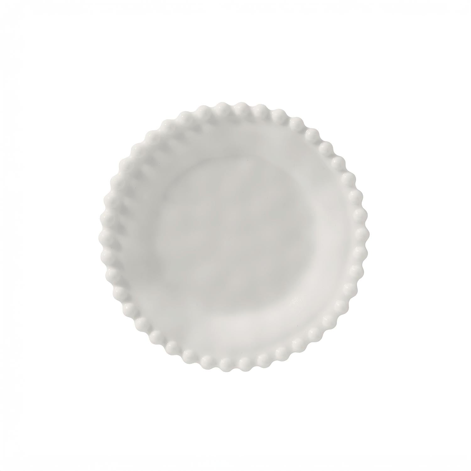 Beaded Pearl 6.25 inch Melamine Appetizer Plate