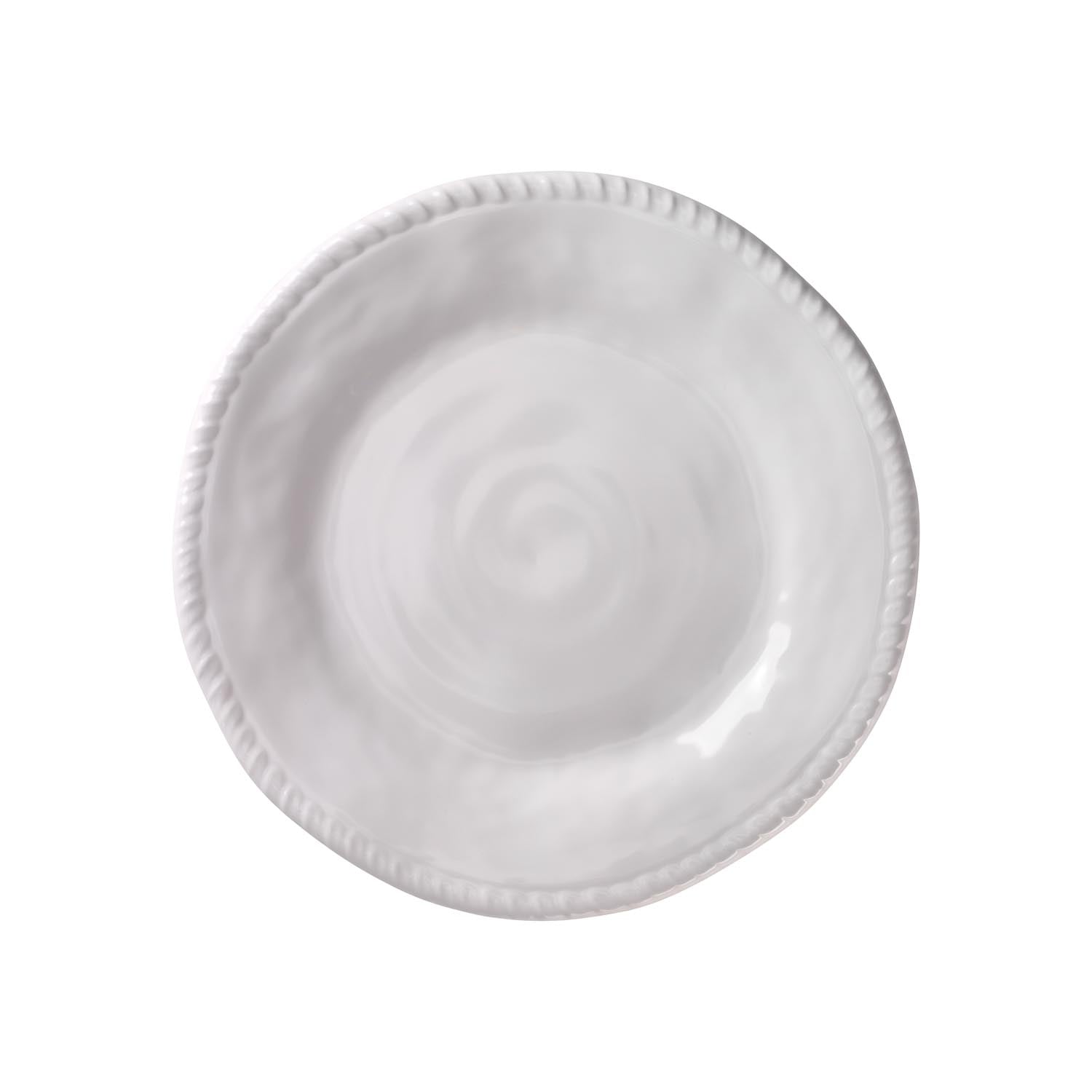 White Rope 11 inch melamine dinner plate by Merritt Designs