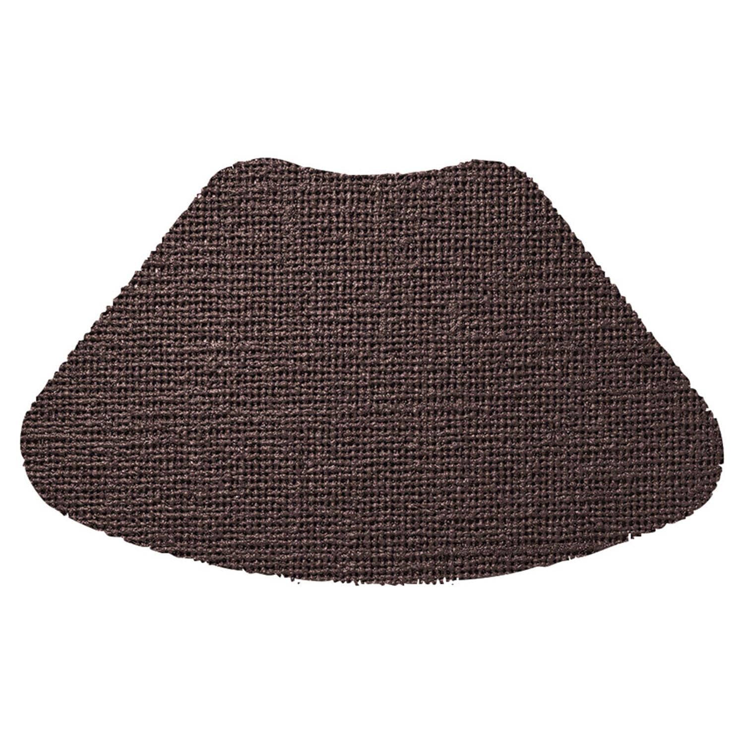 Fishnet wedge 19 inch x 13 inch chocolate placemat by Merritt Designs
