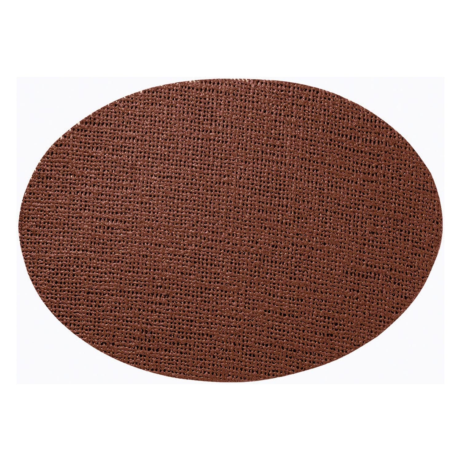 Fishnet oval 18 inch x 13 inch mocha placemat by Merritt Designs