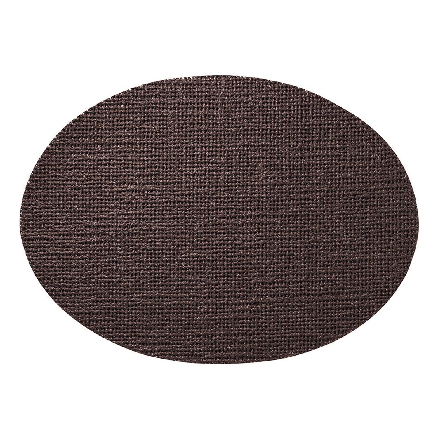 Fishnet oval 18 inch x 13 inch chocolate placemat by Merritt Designs