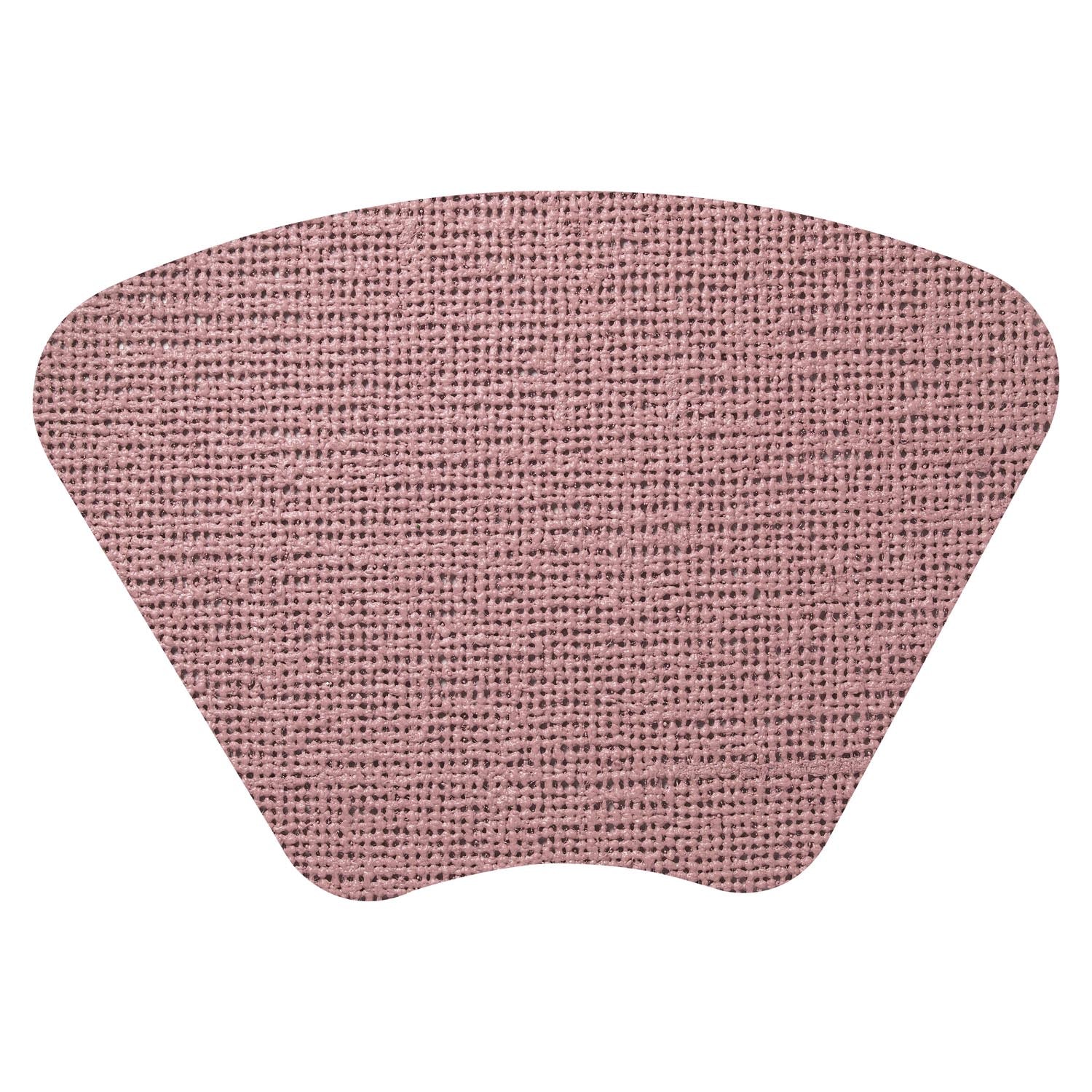 Fishnet wedge 19 inch x 13 inch blush placemat by Merritt Designs