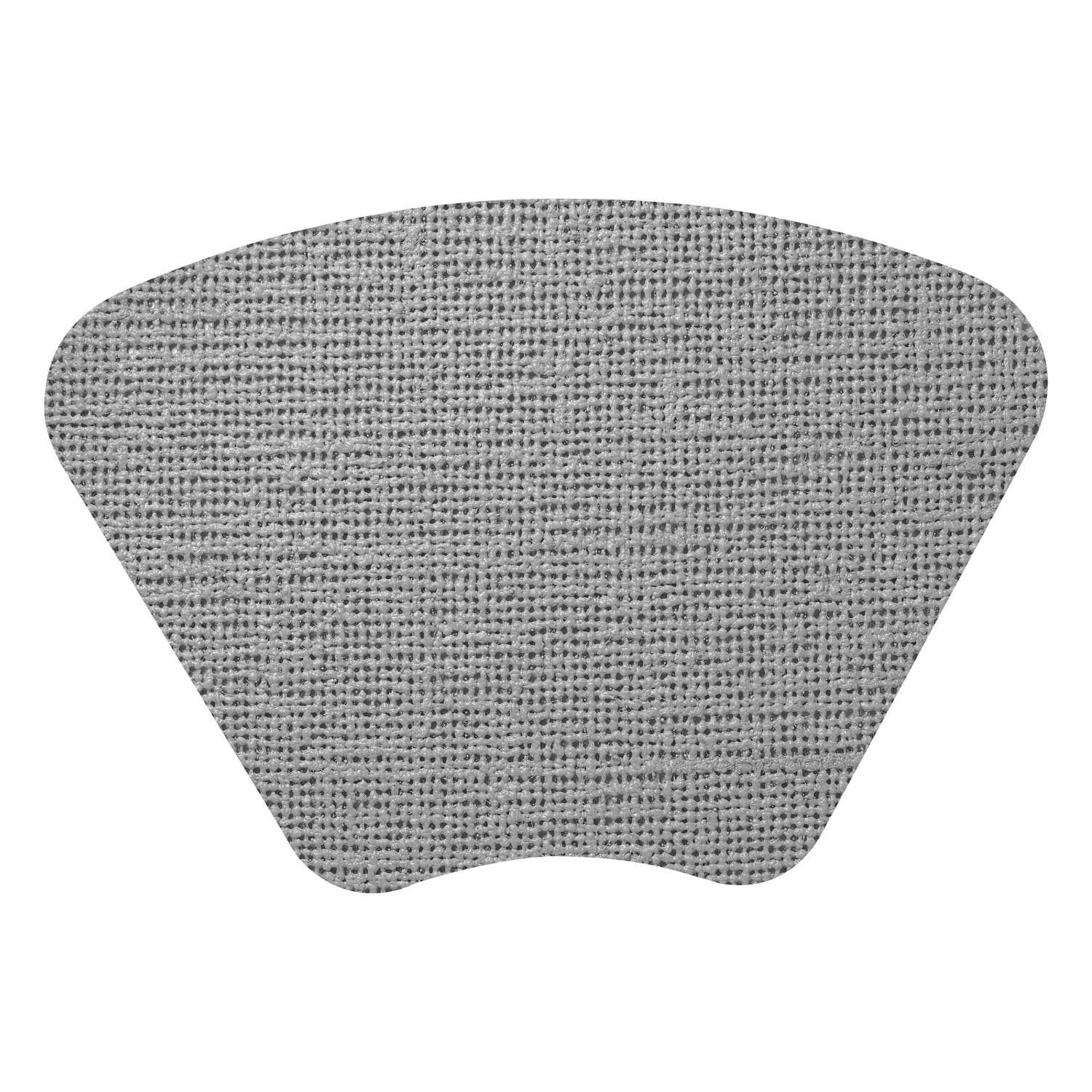 Fishnet wedge 19 inch x 13 inch grey placemat by Merritt Designs
