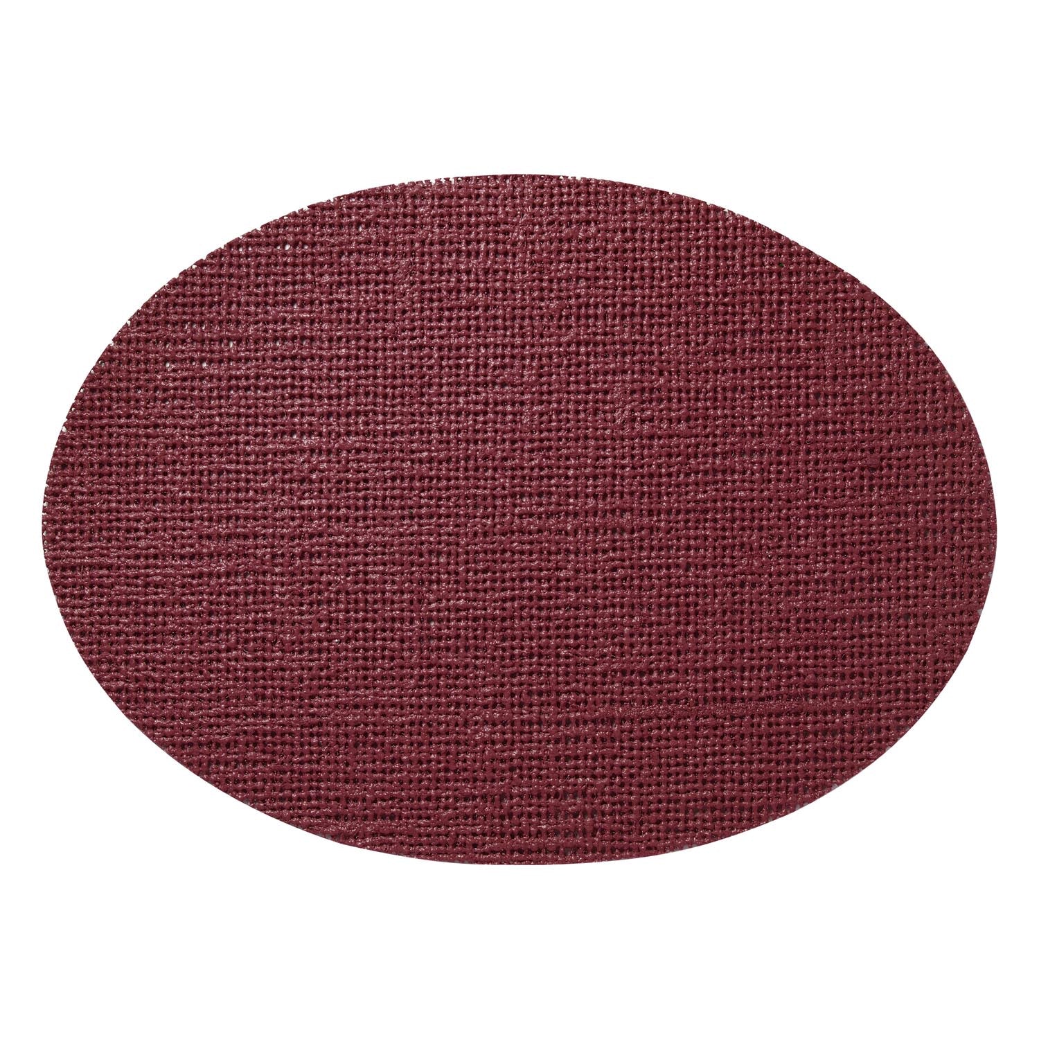 Fishnet oval 18 inch x 13 inch burgundy placemat by Merritt Designs