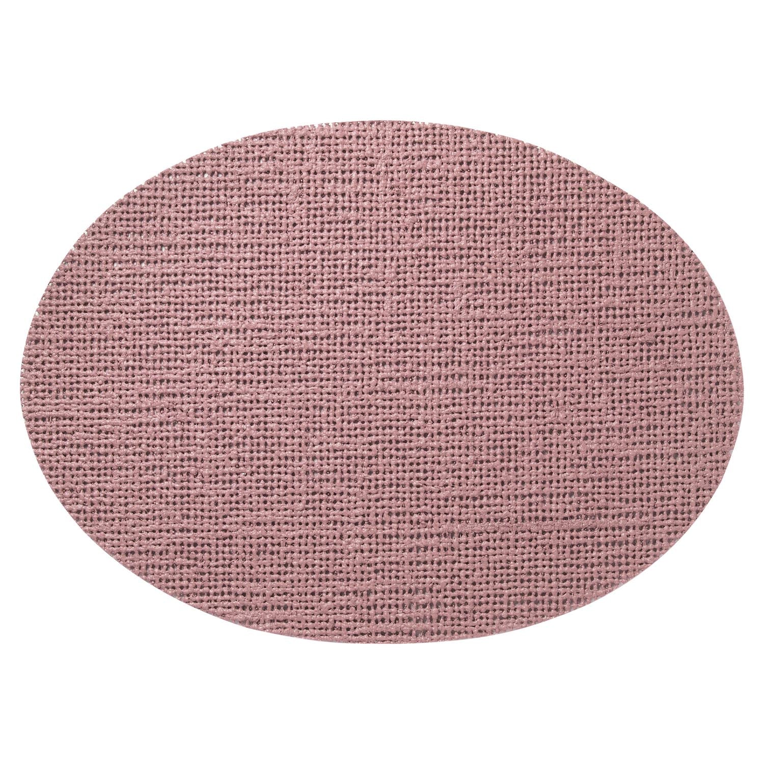 Fishnet oval 18 inch x 13 inch blush placemat by Merritt Designs
