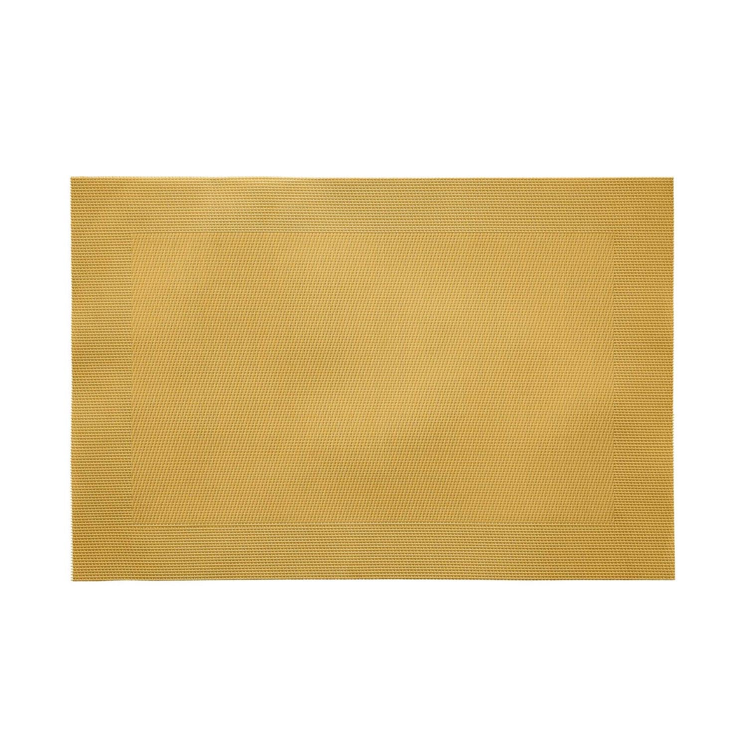 woven pvc 13 inch x 19 inch butterscotch placemat by Merritt Designs