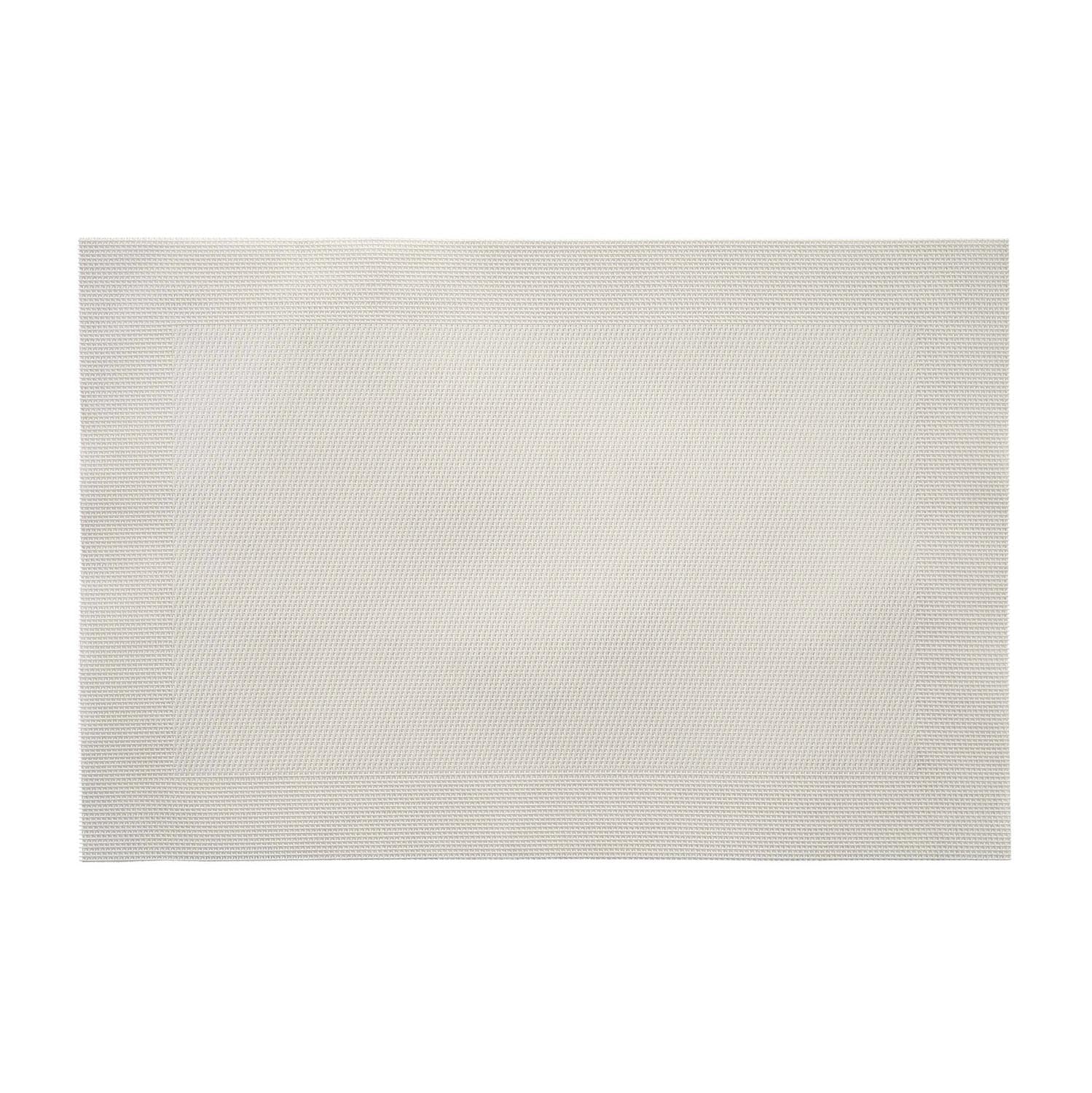 woven pvc 13 inch x 19 inch white placemat by Merritt Designs