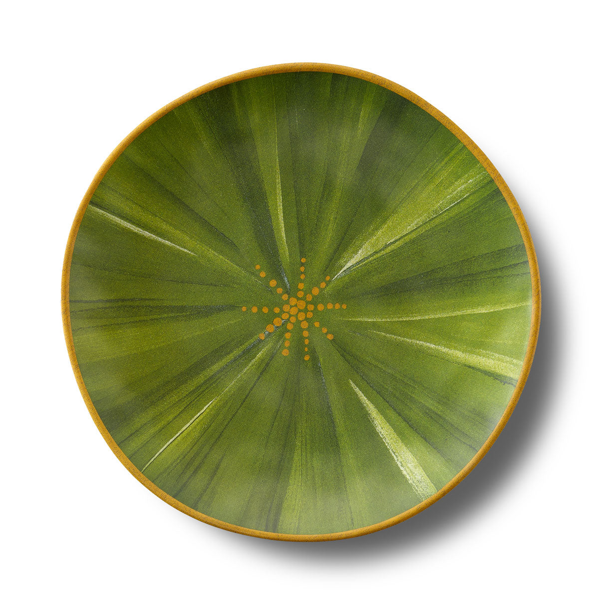Merritt Designs Botanic Garden 11 inch Lily Pad Melamine Dinner Plate