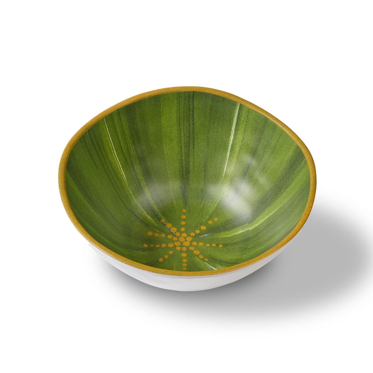 Merritt Designs Botanic Garden 5.5 inch Lily Pad Melamine Salad Bowl 