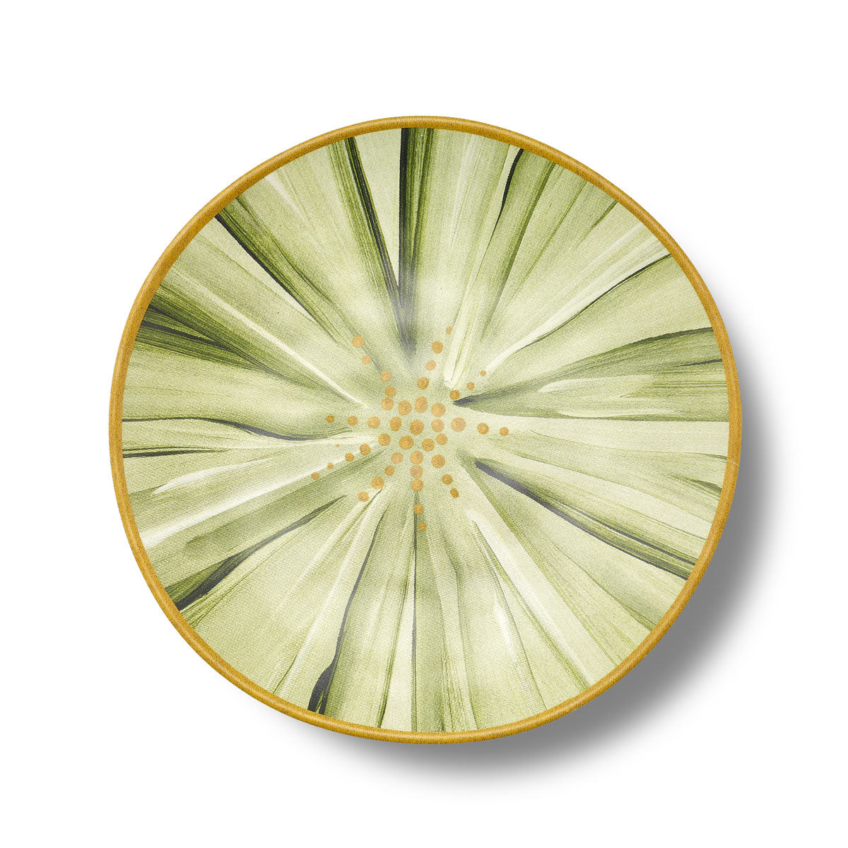 Merritt Designs Botanic Garden 8.5 inch Lily Pad Melamine Salad Plate