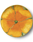 Merritt Designs Botanic Garden 8.5 inch Orange Melamine Salad Plate