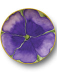 Merritt Designs Botanic Garden 8.5 inch Purple Melamine Salad Plate
