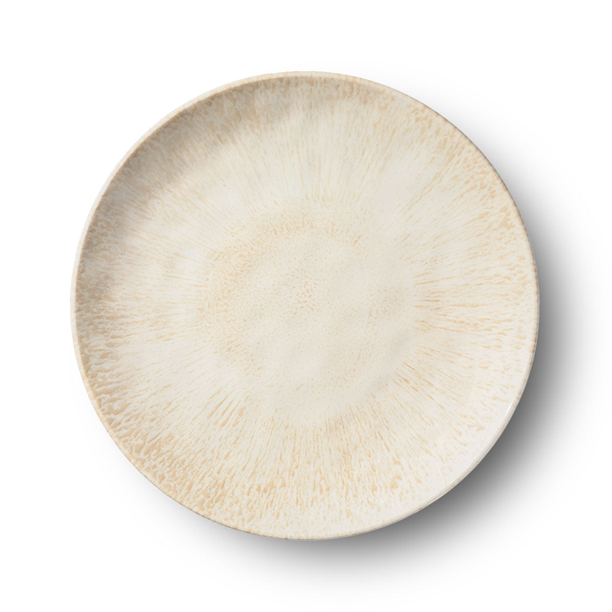 Merritt Designs Reactive Glaze 11 inch Beige Melamine Dinner Plate