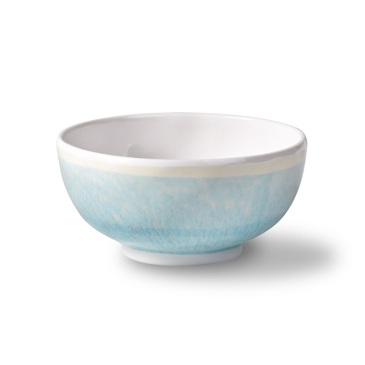 Merritt Designs Reactive Glaze Blue 5 inch Melamine Dipping Bowl
