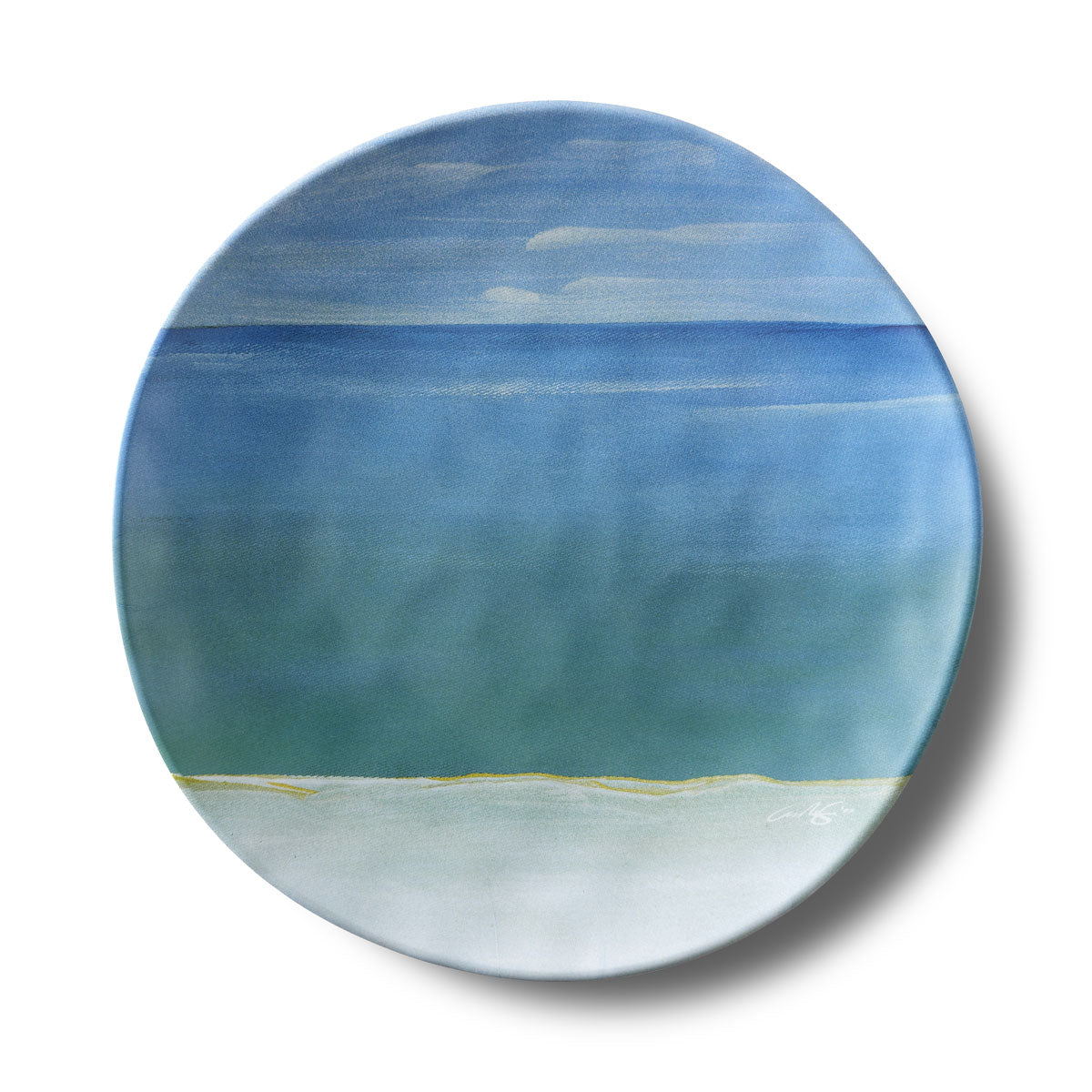 Merritt Designs Shoreline 11 inch Beach Melamine Dinner Plate