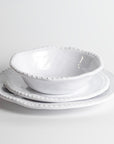 Merritt Designs White Rope Melamine Dinnerware Collection