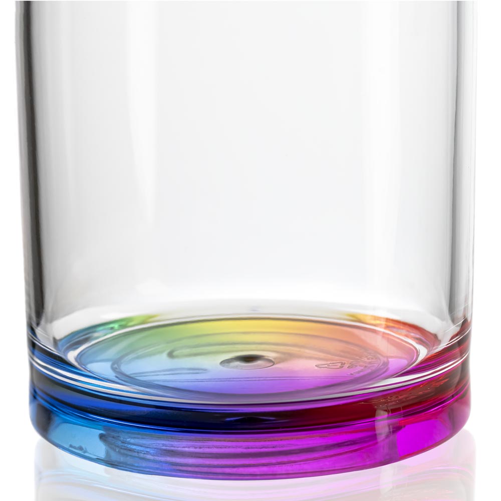 Rainbow Icon Glass Pitcher