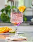 Merritt Designs Teardrop Rainbow 8oz Acrylic Wine Drinkware Wineware