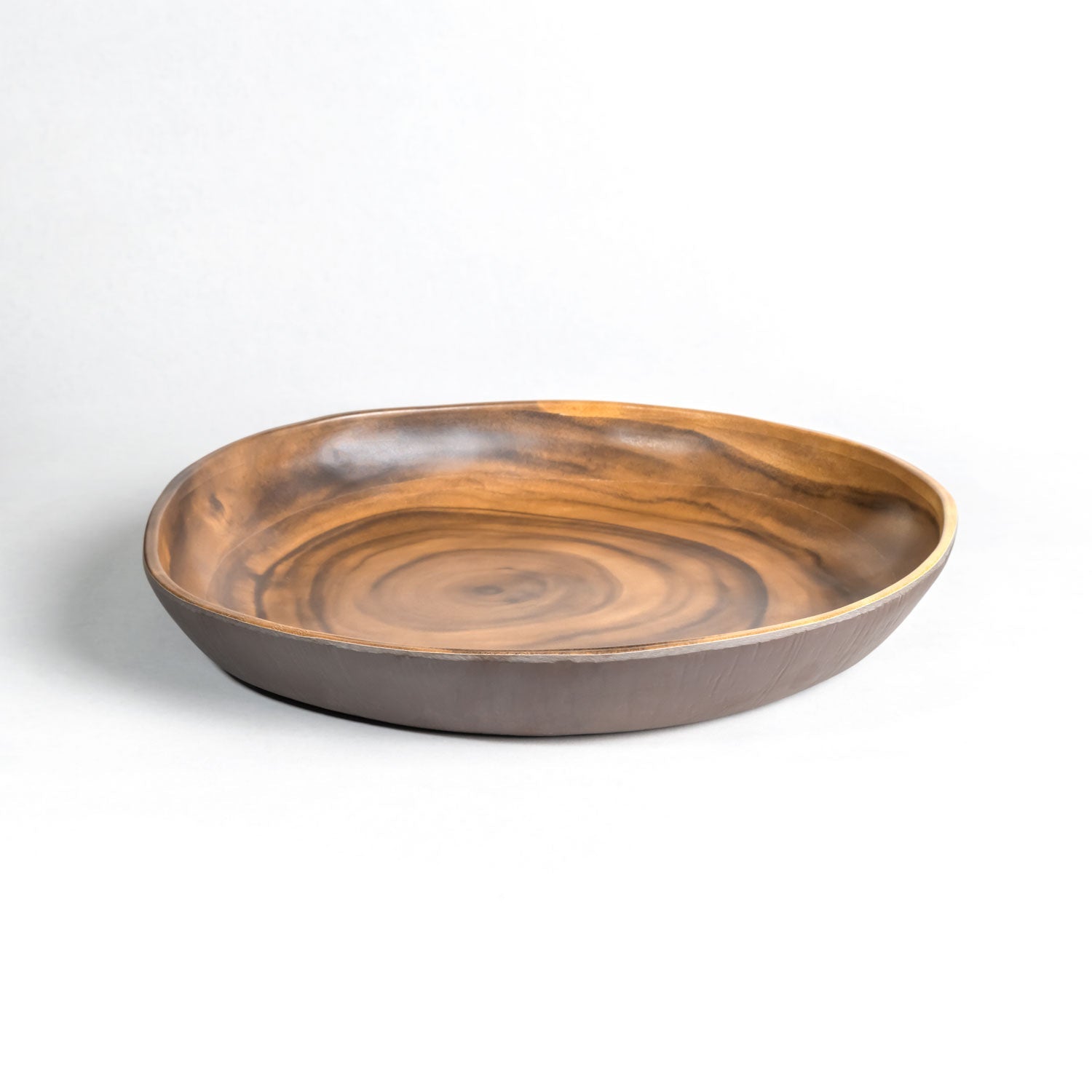 Merritt Designs Sequoia Wood 12 inch Melamine Serving Tray