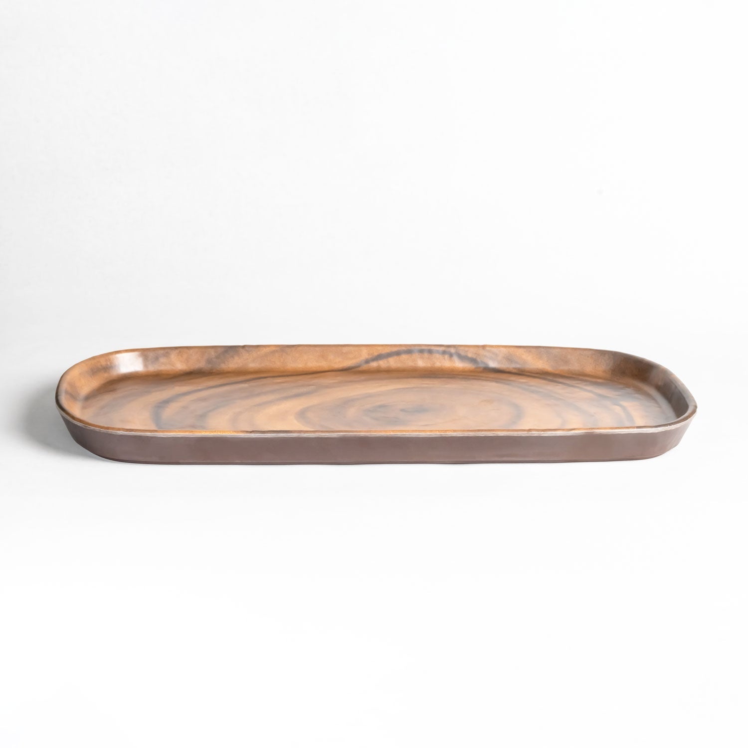 Merritt Designs Sequoia Wood 14.5 inch Melamine Appetizer Tray