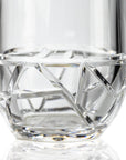 10oz clear acrylic tumbler glass from Merritt Designs' Mosaic Collection detailed view