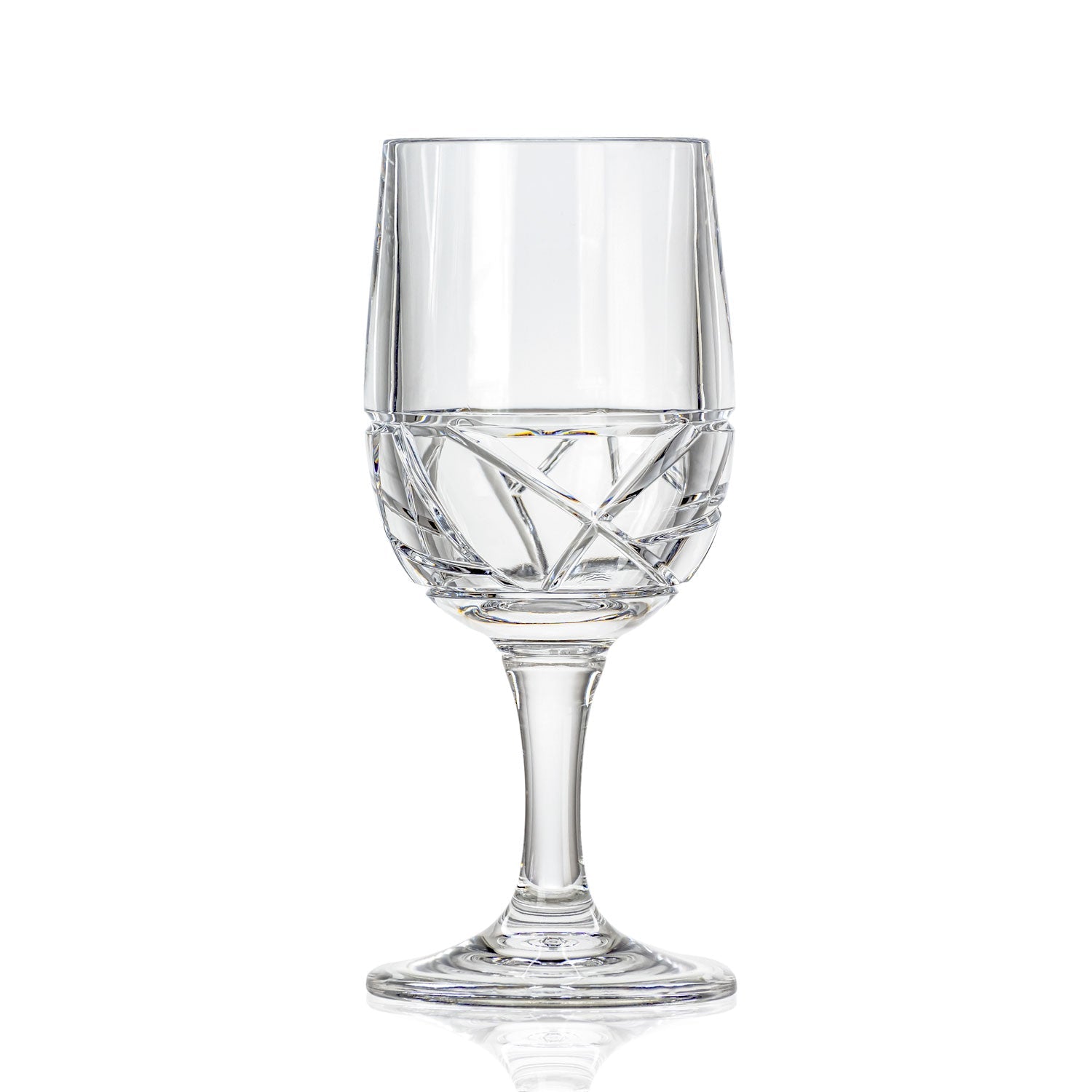 10oz clear acrylic wine glass from Merritt Designs&#39; Mosaic Collection