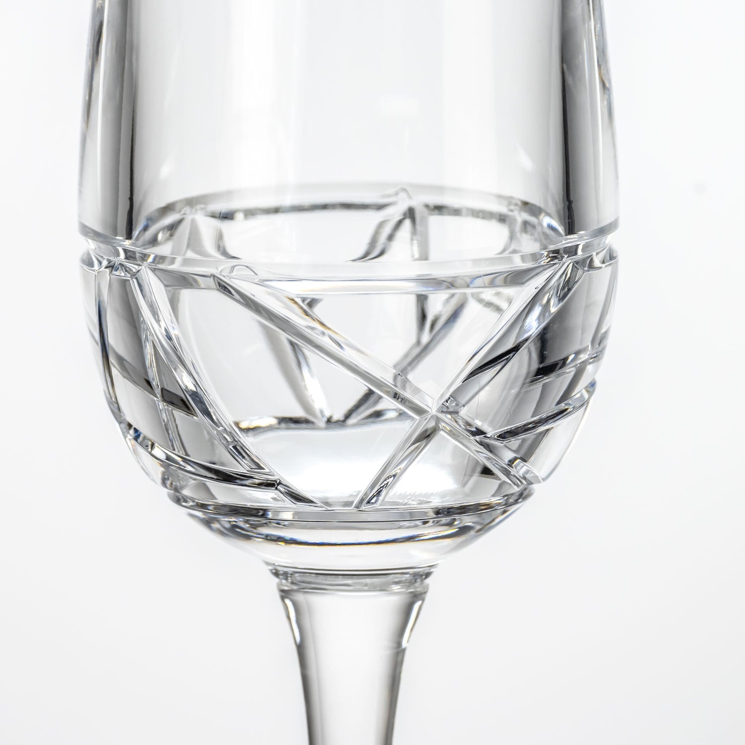 Merritt Designs 10oz Mosaic Clear Acrylic Wine Glass