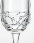10oz clear acrylic wine glass from Merritt Designs' Mosaic Collection detailed view