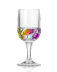 10oz rainbow acrylic wine glass from Merritt Designs' Mosaic Collection