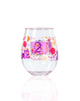 Lolita 21st Birthday Party to go 15oz Acrylic Stemless Wine Glass