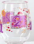 Lolita 21st Birthday Party to go 15oz Acrylic Stemless Wine Glass