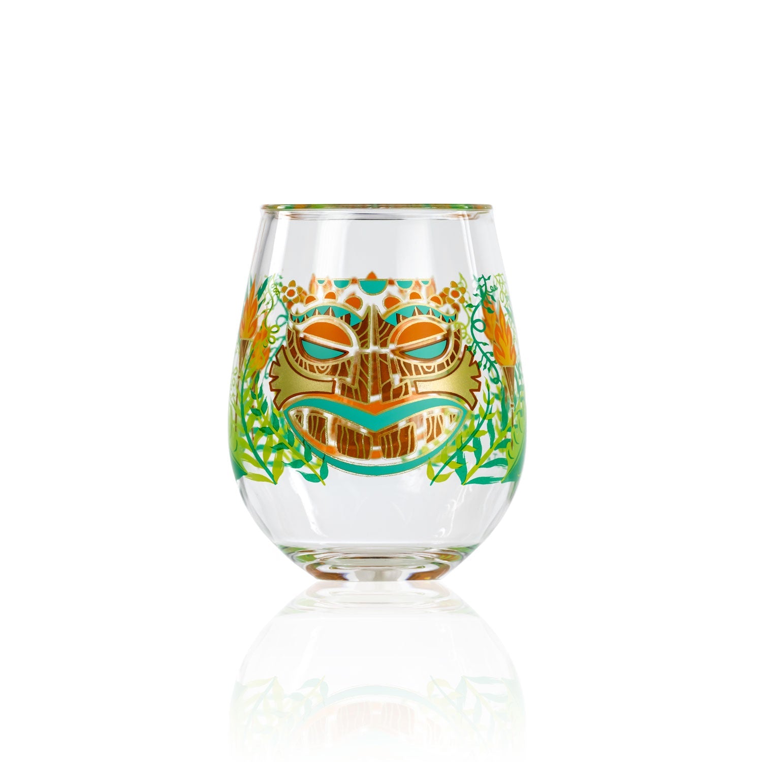 Lolita Tiki Party to go 15oz Acrylic Stemless Wine Glass