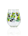 Lolita Wine Vines Party to go 15oz Acrylic Stemless Wine Glass