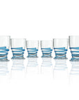 BPA-Free Set of 6 Merritt Designs Rope Blue 13oz Acrylic Tumbler