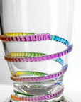 BPA-Free Merritt Designs Rope Rainbow 19oz Acrylic Tumbler close up