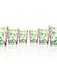 BPA-Free Set of 6 Merritt Designs Satin Pearl Rainbow 14oz Acrylic Tumbler