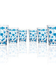 BPA-Free Set of 6 Merritt Designs Satin Pearl Blue 14oz Acrylic Tumbler
