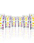 BPA-Free Set of 6 Merritt Designs Satin Pearl Rainbow 20oz Acrylic Tumbler