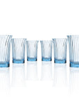 Merritt Designs Venezia Blue 14oz Acrylic Tumbler set of 6